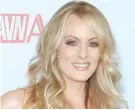  ??  ?? Stormy Daniels