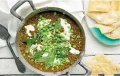  ??  ?? An easy vegetarian dhal is often also gluten-free.