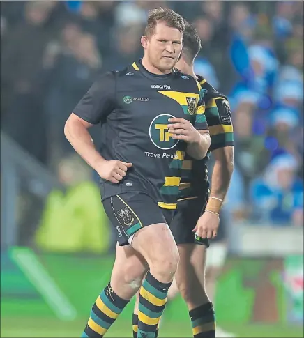  ?? Picture: Getty ?? TAKING THE LEAD: Dylan Hartley will captain England, despite being given his third red card of his career.