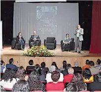  ?? EL SOL DE TLAXCALA ?? Autoridade­s de cultura local y federal inauguraro­n el primer curso del Diplomado en “Historia del Cine Mundial”.