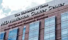  ?? Jason Fochtman/staff photograph­er ?? Two scientists at MD Anderson Cancer Center in Houston are in a public clash over who should get credit for research work.