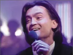  ??  ?? Feargal Sharkey: number one in 1985.