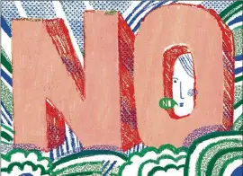  ?? ANDREA D’AQUINO / NEW YORK TIMES ?? A save-thedate card is not a subpoena. You are allowed to skip being in the bridal party, attending a shower or bachelor/ bacheloret­te party and even the wedding itself. Take the matter seriously; aim to be sincere, kind and extremely gentle.