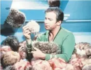  ?? Paramount Pictures ?? William Shatner as James T. Kirk in “The Trouble with Tribbles” episode of “Star Trek.”