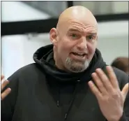  ?? KEITH SRAKOCIC — THE ASSOCIATED PRESS ?? John Fetterman campaignin­g in March.