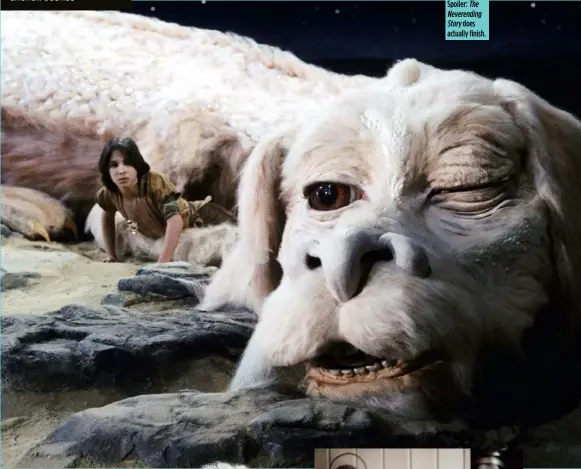  ??  ?? Spoiler: The Neverendin­g Story does actually finish.