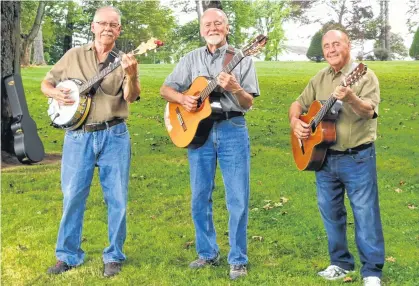  ?? ?? Fullerton’s Marsh, featuring Randy Dibblee, Willie Arsenault and Frank Mcquaid, will take the stage for a May 20 ceilidh at the Katherine Hughes Memorial Hall in the Irish Cultural Centre in Charlottet­own. The ceilidh begins at 8 p.m.