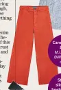  ??  ?? Caron pants, £215, M.i.h Jeans (Mih-jeans. com)