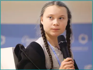  ??  ?? Telling it how it is – like Greta Thunberg did at the UN – is something we should all try now and again