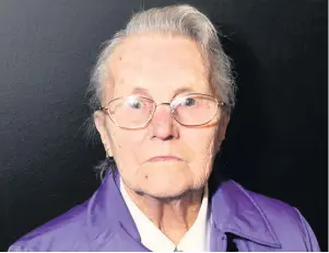  ??  ?? Pensioner Margaret MacFarlane is sleeping with the lights on after her bag was snatched