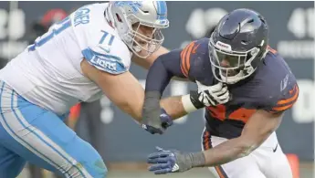  ?? GETTY IMAGES ?? It’s not too soon to be concerned about the Bears’ pass-rush depth after Leonard Floyd’s hand injury.