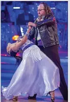  ??  ?? BIG MOVES: Dave on Strictly