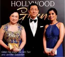  ??  ?? Gillian Ng, Dato’ Aik Sim Tan and Jennifer Sabastian