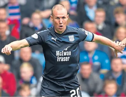  ?? Picture: SNS Group. ?? Dundee striker Kenny Miller will be 39 next month.