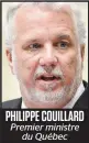  ??  ?? PHILIPPE COUILLARD Premier ministre du Québec