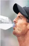  ??  ?? Sports drinks were originally designed for athletes such as Andy Murray but a study has found 90% of 12 to 14-year-olds are now consuming sports drinks which are having an effect on their teeth