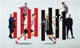  ?? Composite: Guardian Design; Shuttersto­ck; Action Images/Reuters; NUFC/ Getty Images ?? The Stadium of Light hosts what is arguably the tie of the FA Cup third round when Newcastle visit.