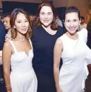  ??  ?? Lala Wong, Marga Tiongco, Audrey Zubiri