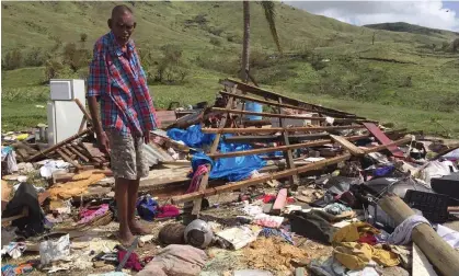  ?? Photograph: Feroz Khalil/AFP/Getty Images ?? Researcher­s have expressed concern that the climate crisis could worsen democratic outcomes in countries vulnerable to extreme weather.