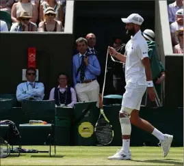  ?? (Photo AFP) ?? Benoît Paire a perdu son sang froid... et les points importants.