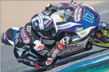  ?? ?? John McPhee in his new Sterilgard­a Max Racing team livery