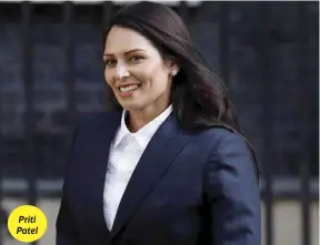  ??  ?? Priti Patel