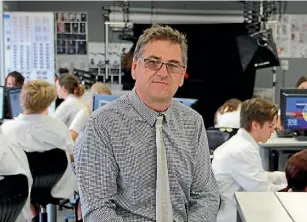 ?? ZIZI SPARKS/FAIRFAX NZ ?? Long Bay College principal Russell Brooke says the level one maths exam will not be used as a pre-requisite at the school