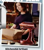  ?? KitchenAid Artisan Mixer in copper, £740 ?? LOOKS like it should be strapped to the wing of a private jet to give extra thrust on take-off. The latest and most expensive KitchenAid.