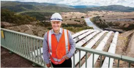  ??  ?? Australian Prime Minister Malcolm Turnbull visits the Tumut 3 power station at the Snowy Hydro Scheme in Talbingo, in the Snowy Mountains, on Thursday. (AFP)