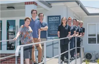  ?? ?? Some of the team at Marewa Surgery Skin Clinic.