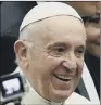  ??  ?? Pope Francis’ imminent trip to Chile was preceded by firebomb attacks on churches.