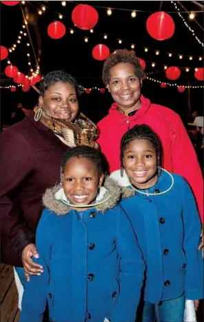  ??  ?? Carol Turner with Jennifer Nash and her daughters Sasha and Samantha Nash