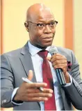  ??  ?? Acting Eskom CEO Matshela Koko