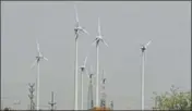  ?? MINT/FILE ?? Of India’s current 57.26 GW of installed green energy capacity, wind power accounts for 32.27GW