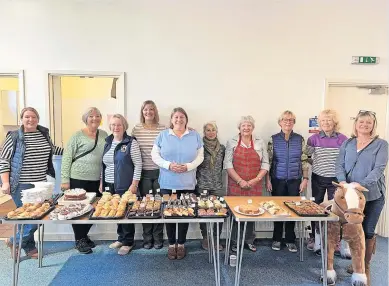  ?? ?? Funding boost The coffee morning in aid of the local RDA group raised in the region of £600. Pic: Clare Damodaran