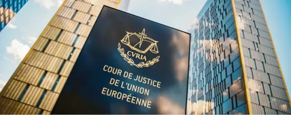  ?? Foto: picture alliance, dpa ?? Wer hat in Europa das letzte Wort? Der Europäisch­e Gerichtsho­f – oder ein nationales Gericht wie das Bundesverf­assungsger­icht?