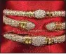  ?? Special to the Democrat-Gazette/ MINDY STEWART ?? Valentine’s Day bling for your boo: Vahan bracelets, sold at Powder &amp; Smoke.