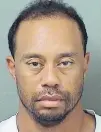  ??  ?? Police booking photo of Tiger Woods taken early Monday.