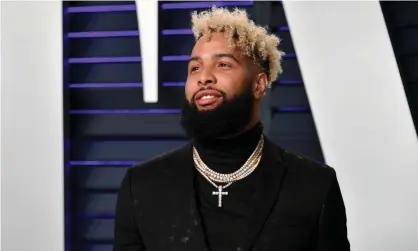  ??  ?? Odell Beckham Jr has spent his entire career so far with the Giants. Photograph: Dia Dipasupil/Getty Images