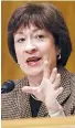  ?? CHUCK KENNEDY/KRT ?? Sen. Susan Collins, R-Maine