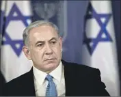  ?? Gideon Markowicz European Pressphoto Agency ?? ISRAEL’S Benjamin Netanyahu prompted speculatio­n with cryptic remarks about “achievemen­ts.”