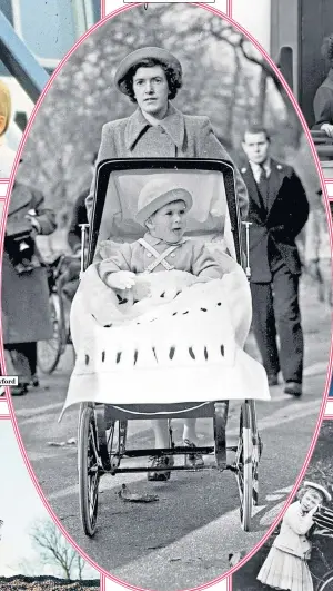  ??  ?? Nanny Mabel Anderson with Prince Charles in 1950