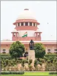  ?? SAJJAD HUSSAIN/AFP ?? The Indian Supreme Court building in New Delhi pictured on July 10.