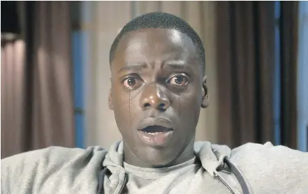  ?? — UNIVERSAL PICTURES ?? Daniel Kaluuya stars in Get Out, a darkly comedic, racially charged horror/thriller.