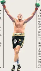  ??  ?? Forgive and forget? Tyson Fury divides public opinion like few other sportspeop­le