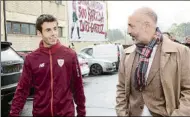  ?? FOTO: ATHLETIC CLUB ?? Despedidas Susaeta dialoga con Elizegi en Lezama. El capitán y algunos otros ilustres veteranos acabaron su etapa como leones en este mandato