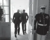  ?? Pete Souza, Provided by Magnolia Pictures ?? Secretary of State John Kerry and President Barack Obama at the White House.