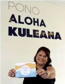  ?? Photo courtesy Georgie Tamayose ?? Georgie Tamayose is one of the many Realtors Associatio­n of Maui members who offer academic scholarshi­ps to Maui County students every year. Her scholarshi­p program, the Rising Tide Fund, focuses on first-generation college students.