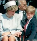  ??  ?? Stripped of title: Princess Diana with Harry in 1995, two years before her death