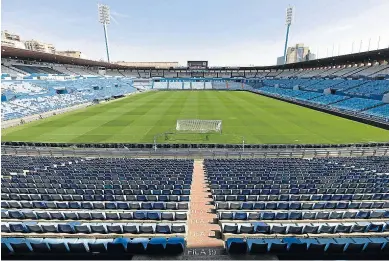  ?? G. MESTRE ?? Vista general del estadio de La Romareda, donde jugará el Real Zaragoza hasta el verano de 2025.